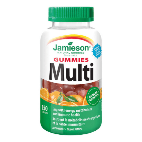 E-shop JAMIESON Multi gummies pre dospelých želatínové pastilky s pomarančovou príchuťou 150 ks