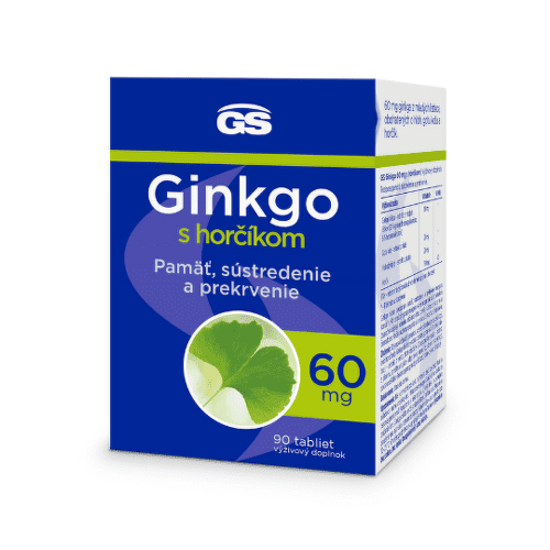E-shop GS Ginkgo 60 mg s horčíkom 90 tabliet