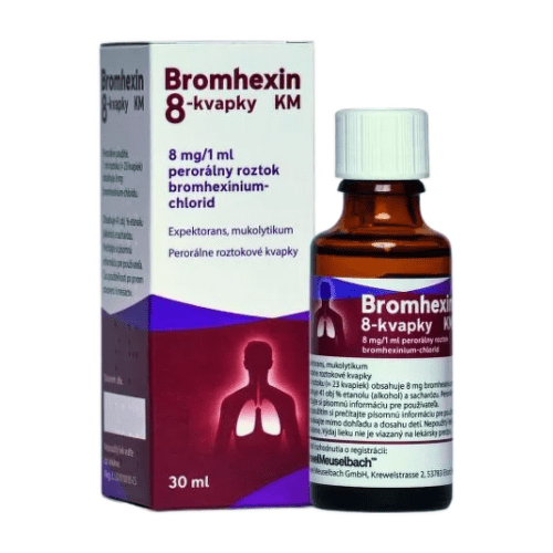 E-shop BROMHEXIN 8-kvapky KM 30 ml