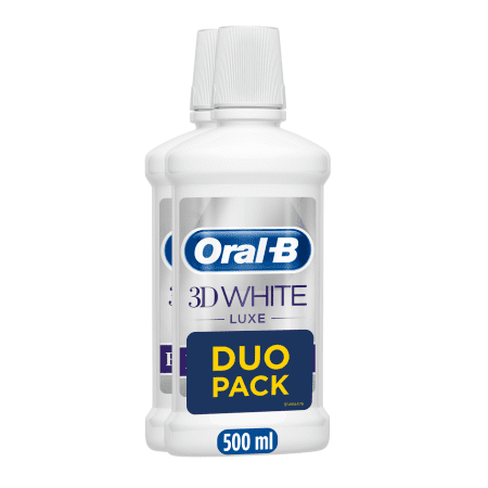 E-shop ORAL-B 3D white luxe perfection duopack ústna voda 2 x 500 ml