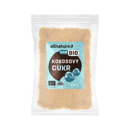 E-shop ALLNATURE Kokosový cukor bio raw 250 g