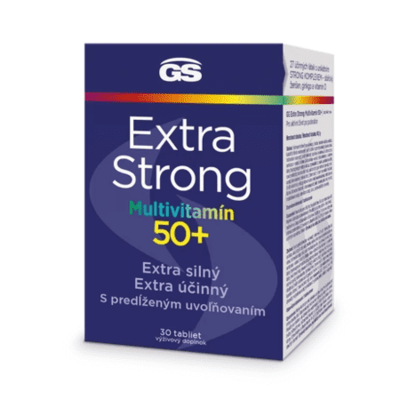 E-shop GS Extra strong multivitamín 50+ 30 tabliet