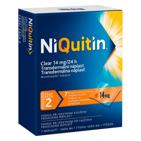 E-shop NIQUITIN Clear 14 mg/24 h 7 ks
