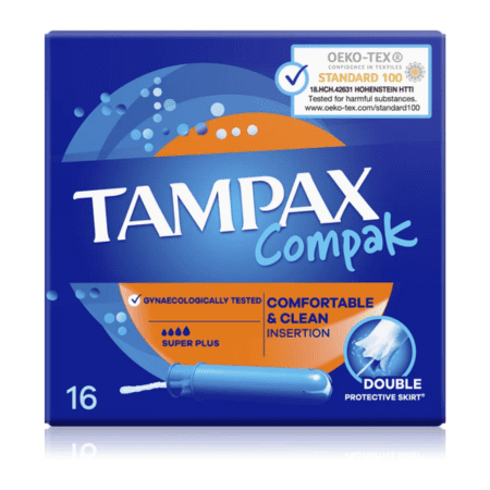 E-shop TAMPAX Compak super plus 16 ks