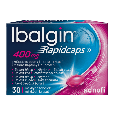 E-shop IBALGIN Rapidcaps 400 mg 30 kapsúl