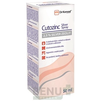 Dr Konrad Cutozinc Silver Spray 50ml kúpite na Benulekaren.sk