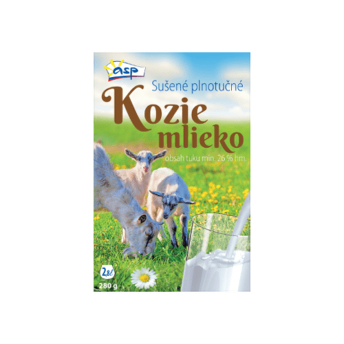 ASP KOZIE MLIEKO sušené plnotučné 280 g kúpite na Benulekaren.sk