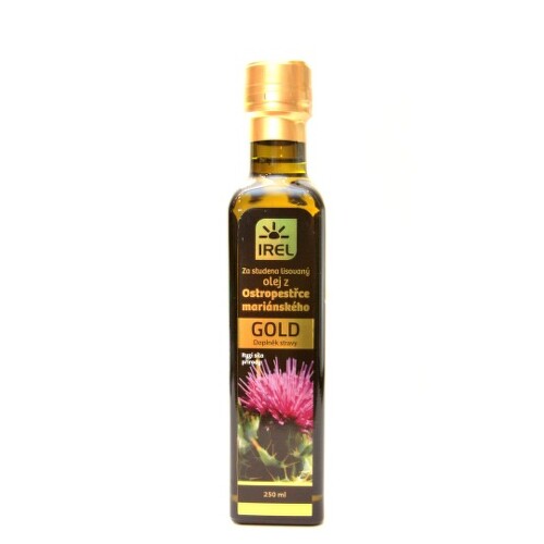 IREL Olej z pestreca mariánskeho gold 250 ml