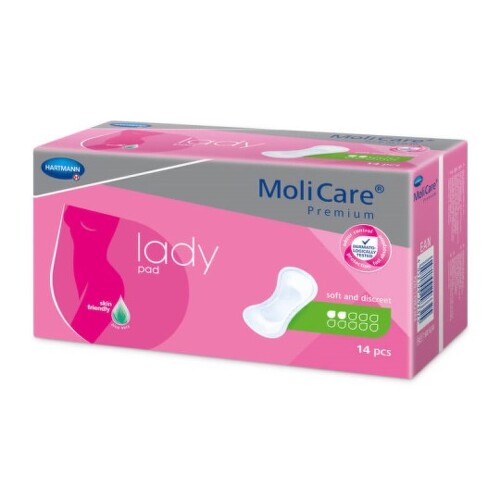 MoliCare Premium lady pad 2 kvapky inkontinenčné vložky 14ks kúpite na Benulekaren.sk