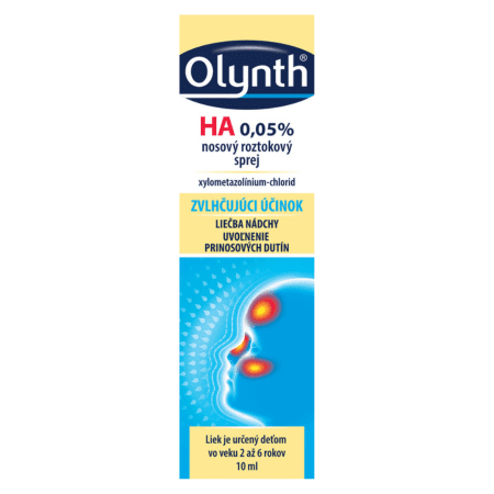 Olynth Olynth HA 0,5 mg/ml nosný sprej, roztok proti upchatému nosu a nádche 10 ml kúpite na Benulekaren.sk