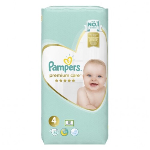 Jednorazové absorpčné plienky PAMPERS PREMIUM CARE 4 Maxi, 52ks kúpite na Benulekaren.sk