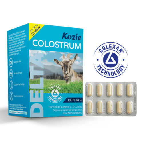 Delta Medical Delta Colostrum® Kozie kapsuly na podporu imunitného systému 40 cps kúpite na Benulekaren.sk