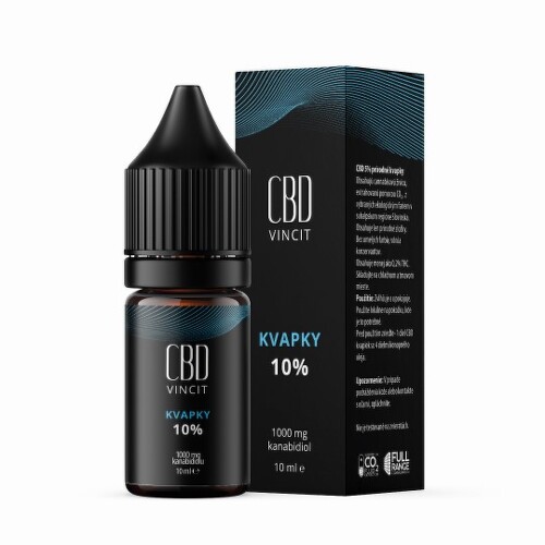 CBD Vincit kvapky 10% 10ml kúpite na Benulekaren.sk