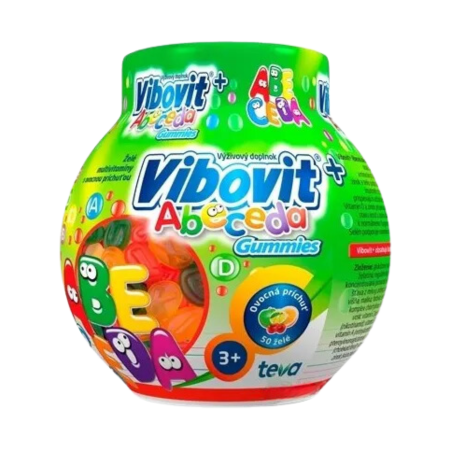 VIBOVIT+ Abeceda želé multivitamíny ovocná príchuť 200 g