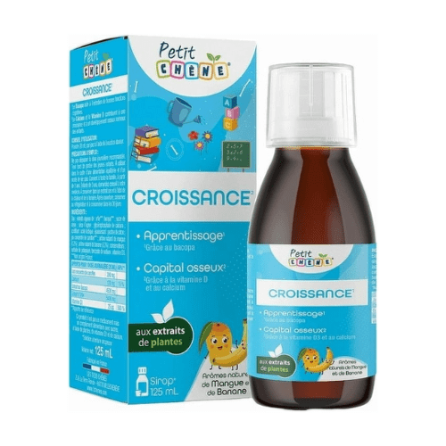 PETIT Chene growth detský sirup s mangovou a banánovou arómou 125 ml