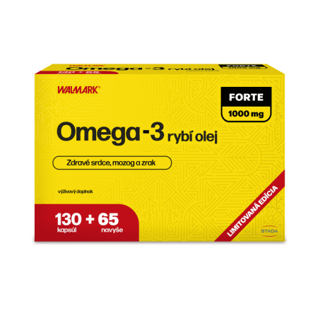 WALMARK Omega-3 rybí olej forte promo 195 kapsúl kúpite na Benulekaren.sk