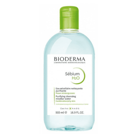 BIODERMA Sébium H2O micelárna voda na mastnú pleť a akné 500 ml