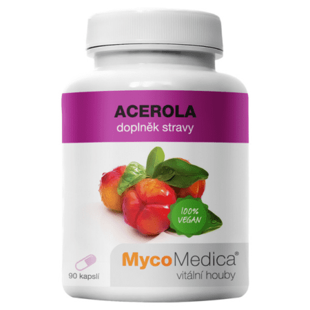 MYCOMEDICA Acerola 90 rastlinných vegánskych kapsúl