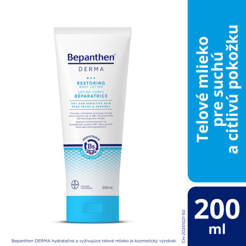 BEPANTHEN Derma hĺbkovo vyživujúce telové mlieko 200 ml