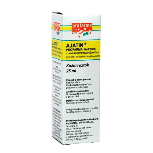 AJATIN Profarma tinktúra 100 mg/ml dermálny roztok 25 ml kúpite na Benulekaren.sk