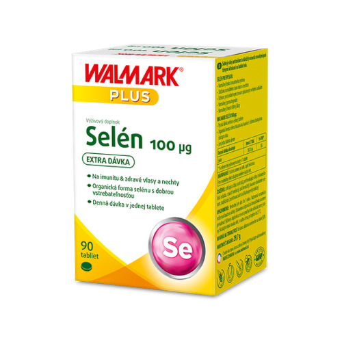 Walmark Selen 100 μg tablety pre správne fungovanie organizmu a normálny stav vlasov a nechtov 90 tbl kúpite na Benulekaren.sk