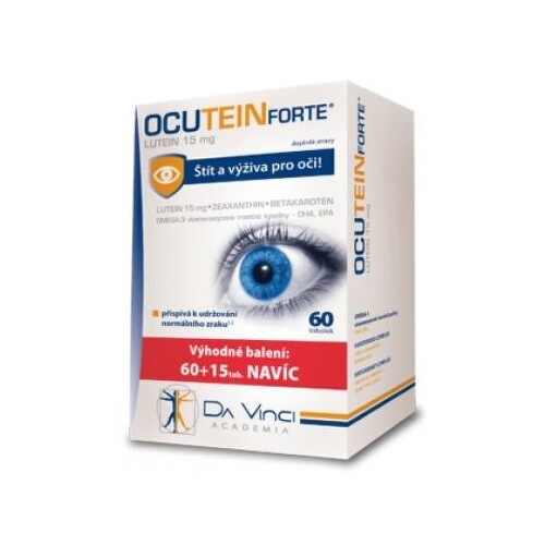 OCUTEIN Forte lutein 15 mg 60 + 15 kapsúl kúpite na Benulekaren.sk