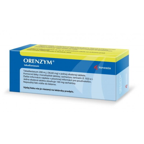 ORENZYM obalené tablety 36,60 mg 50 tabliet kúpite na Benulekaren.sk