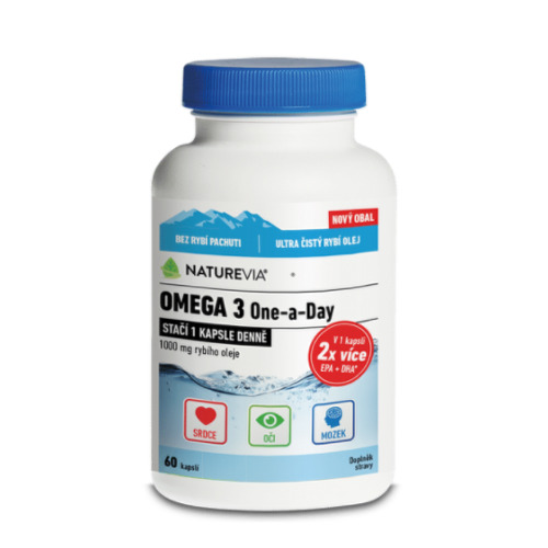 NatureVia Omega 3 One a Day kapsuly pre zdravé srdce a cievy 60 cps kúpite na Benulekaren.sk