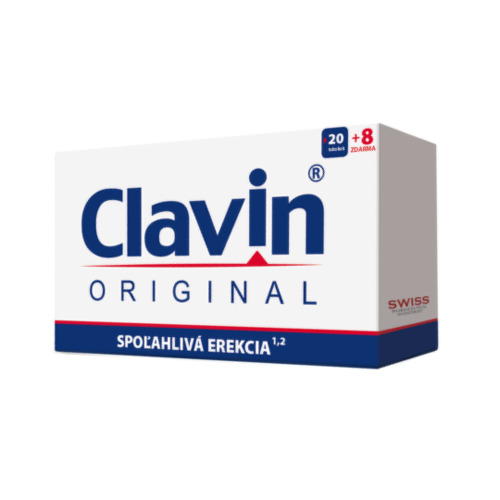 Clavin ORIGINAL tobolky na podporu erekcie 28 cps kúpite na Benulekaren.sk