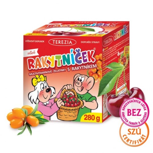Terezia Company Rakytníček multiVitamínové želatínky s rakytníkom príchuť višňa 70 ks kúpite na Benulekaren.sk