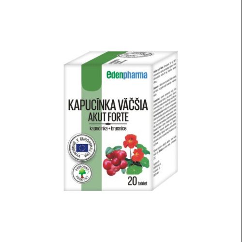EDENPHARMA Kapucínka väčšia akut forte tablety 20 ks kúpite na Benulekaren.sk