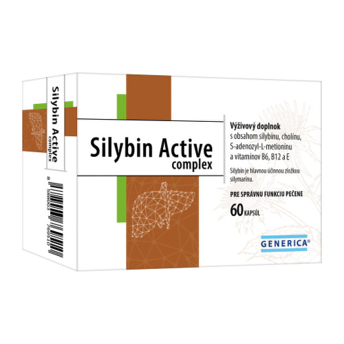 GENERICA Silybin active complex 60 kapsúl