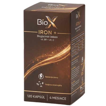 BIOX Iron+ železo 120 kapsúl