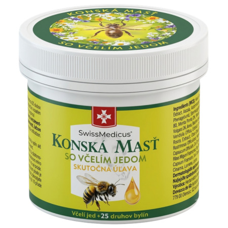 SWISS MEDICUS SWISSMEDICUS Konská masť so včelím jedom 150 ml