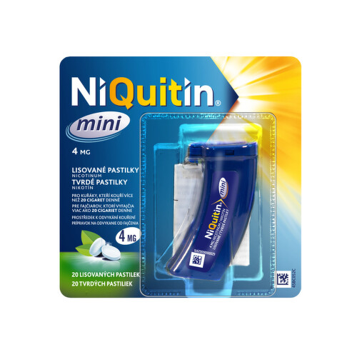 E-shop NIQUITIN Mini 4 mg 20 pastiliek