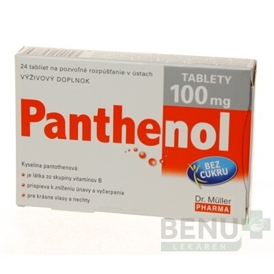 E-shop Dr. Müller PANTHENOL 100 mg tbl 24x100mg