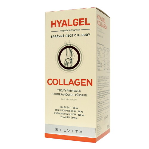 E-shop HYALGEL Collagen sirup s pomarančovou príchuťou 500 ml