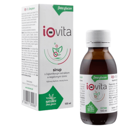 NATURES Iovita sirup s čajovníkovým extraktom a negatívnymi iónmi 100 ml