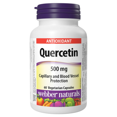 WEBBER NATURALS Quercetin 500mg 60 kapsúl