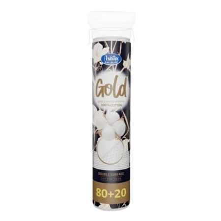 A VATA Gold de luxe kozmetické odličovacie tampóny 80+20 1 x 100 ks