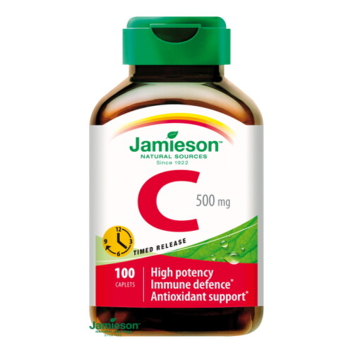 E-shop JAMIESON Vitamín C 500 mg s postupným uvoľňovaním 100 tabliet