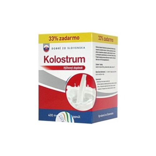 E-shop DOBRÉ Z SK Kolostrum 400 mg 30 + 10 kapsúl