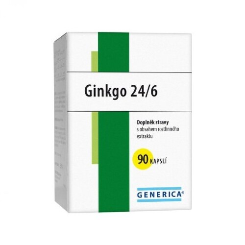 E-shop GENERICA Ginkgo 24/6 90 kapsúl