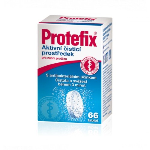 E-shop PROTEFIX Aktivne čístiace tablety na zubnú protézu 66 tabliet