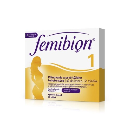 E-shop FEMIBION 1 Plánovanie a prvé týždne tehotenstva 28 tabliet