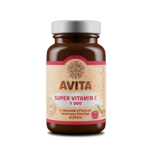 E-shop AVITA Super vitamín C 1000 mg s výťažkom aceroly 60 kapsúl