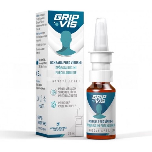 GRIPVIS 1,6 mg/ml nosový sprej 20 ml