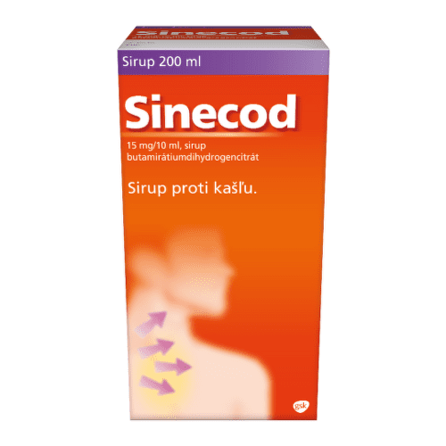 E-shop SINECOD Sirup proti suchému a dráždivému kašľu 200 ml