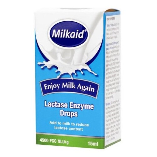 MILKAID Lactase enzyme drops kvapky do mlieka 15 ml