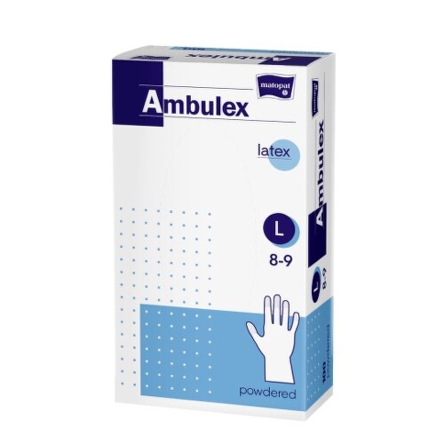 E-shop AMBULEX Latexové rukavice veľkosť L 100 kusov